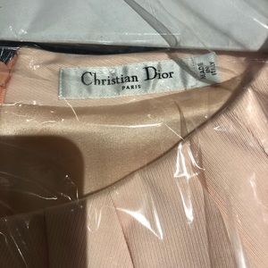 CHRISTIAN DIOR PALE PINK DRESS SIZE SMALL—>SLIGHT MEDIUM